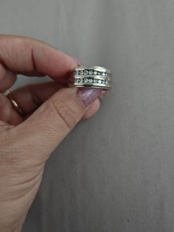 White Gold 14k diamond ring size 9