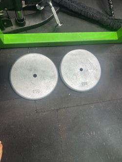 Weights, gym, workout, 2 discs 50 lbs each
