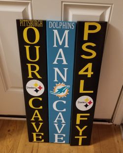 30 x 5 Wooden Sports Signs