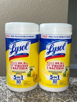 Lysol disinfectant wipes set