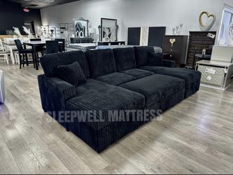 New black sectional