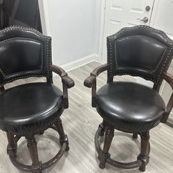 Old World Look Bar Stools 