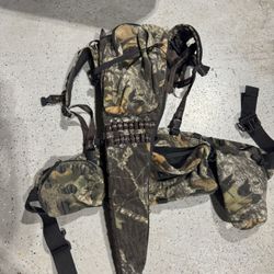 Camouflage Rifle Hunting Pack And Fanny Pack