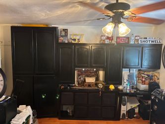 Black Kitchen Cabinets