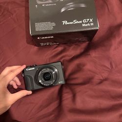 Canon G7x Mark iii Camera 