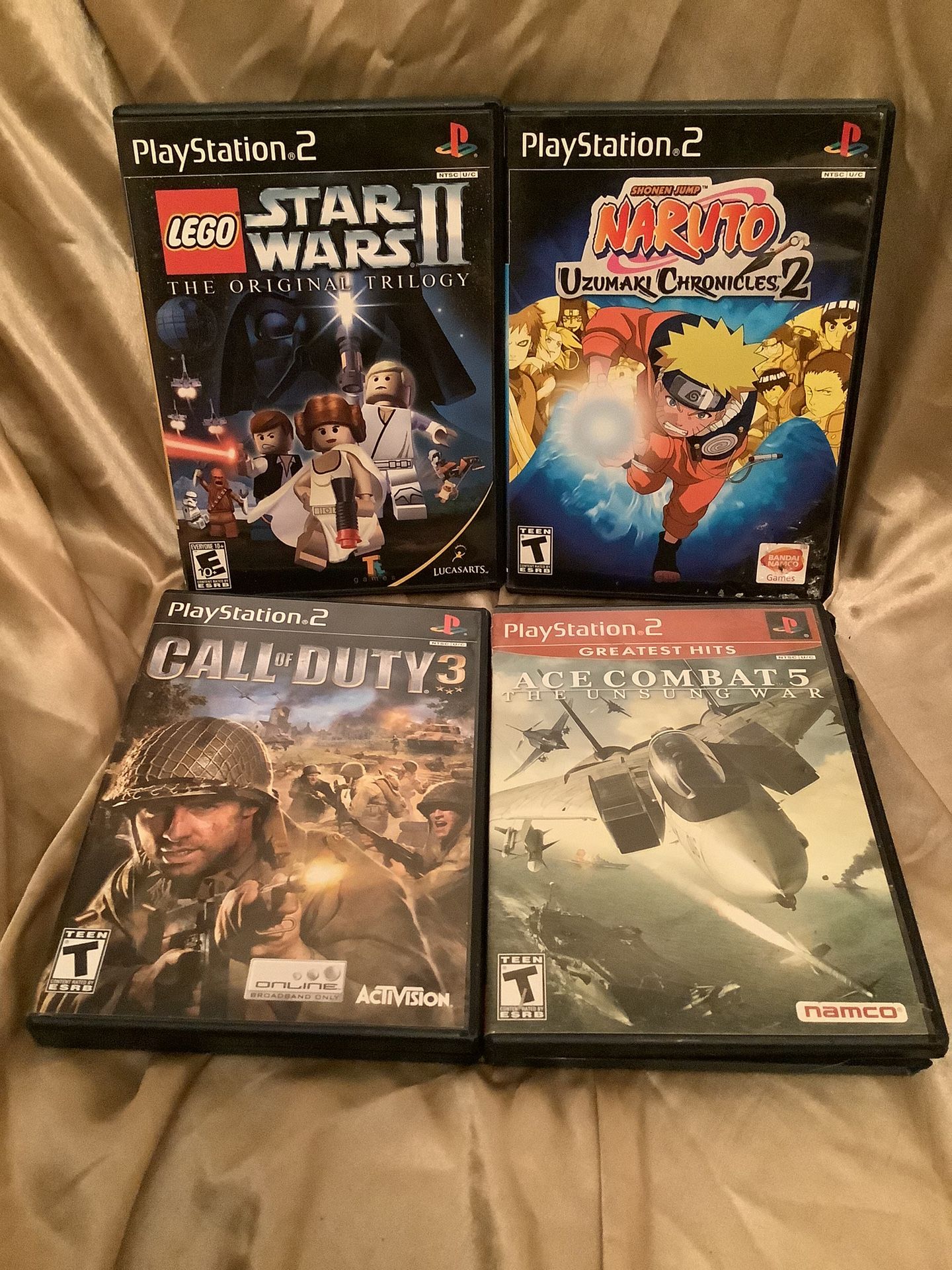 PlayStation 2 Game Bundle (PS2 Lot of 4 Games) Tested & Working!!
