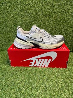 Size 9.5W - Nike V2K Run Summit White Metallic Silver