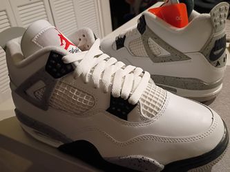 Jordan 4 white size 8 men