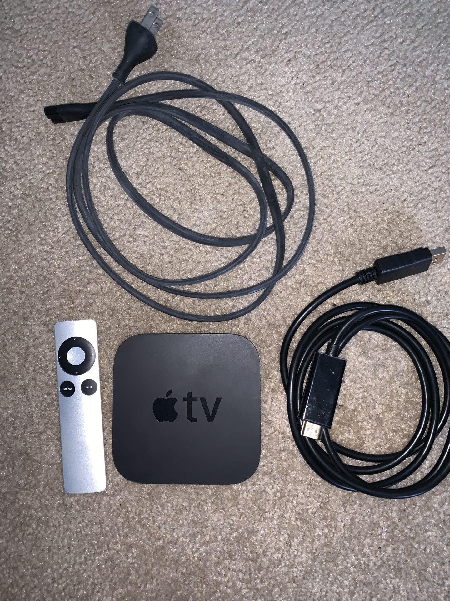 Apple TV and display port to HDMI