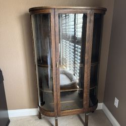 Antique Mohagany China Cabinet