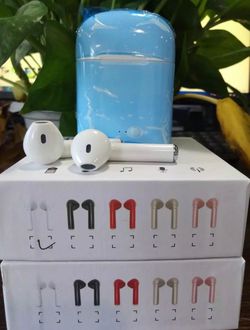 i7S Wireless Bluetooth Earphones Headphone Earbuds For Apple iPhone With Charging Box Universal 5 Different Colors WHITE/BLACK/RED/GOLD/PINK