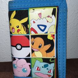 Vintage Pokémon Velcro Wallet