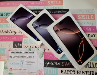 *Financing* Apple IPhone 16 Pro Max 256gb Unlocked. Pay  In Payments, Lowest Wholesale Prices