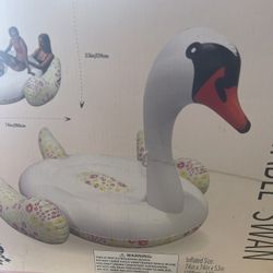 Inflatable Pool Swan