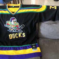 Goldberg The Mighty Ducks 1992 3XL Authentic Movie Jersey D-5