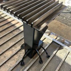 Rocket Stove BBQ (custom) 4” Tubing. Outdoor Cooking!