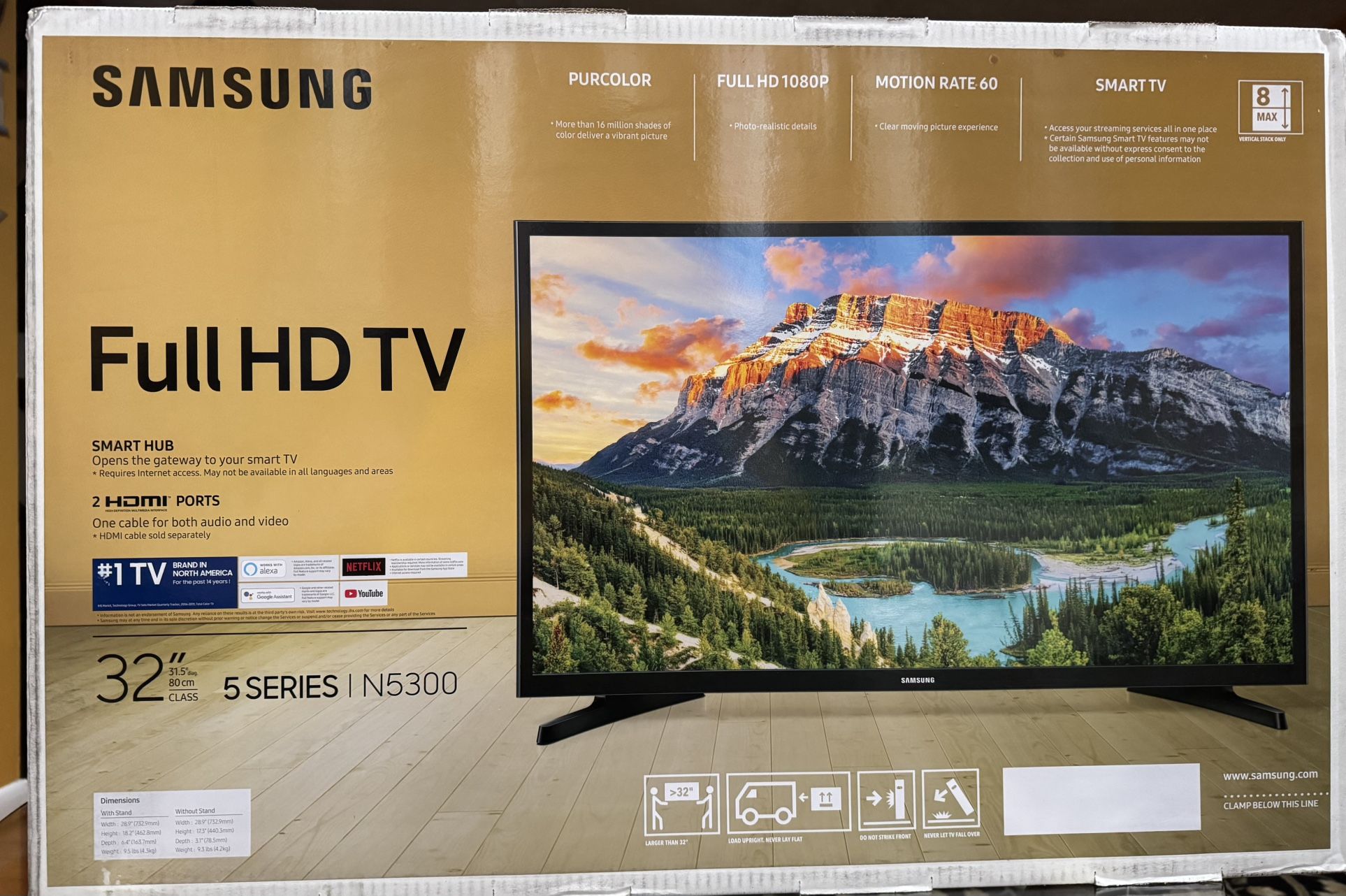 Samsung - 32" Class N5300 Series LED Full HD Smart Tizen TV (2018)