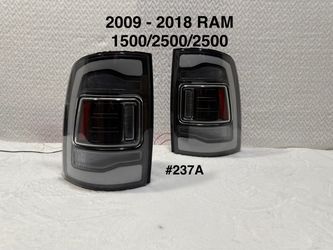 Clear Lense 2009 To 2018 Dodge Ram Tail Lights
