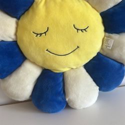 Takasi Murakami Pillow blue And White 