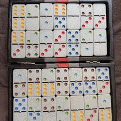 Dominoes With Case
