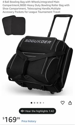 4 Ball Bowling Bag Roller