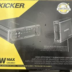 Kicker amplifier 600w 1x Channel