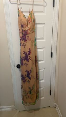 Long Dress With a Side Slit