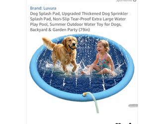 Pad de chapoteo /Dog and kids splash pad