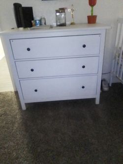 White Ikea dresser