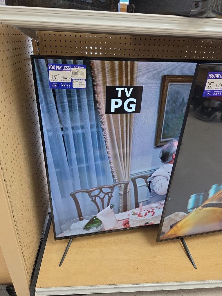 75" Roku TV With Remote
