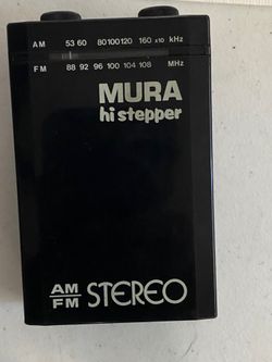 Mura hi stepper Am/Fm Radio Receiver Model- Hi-4 Tested