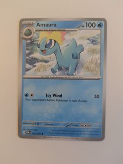 Amaura pokemon card POR 023