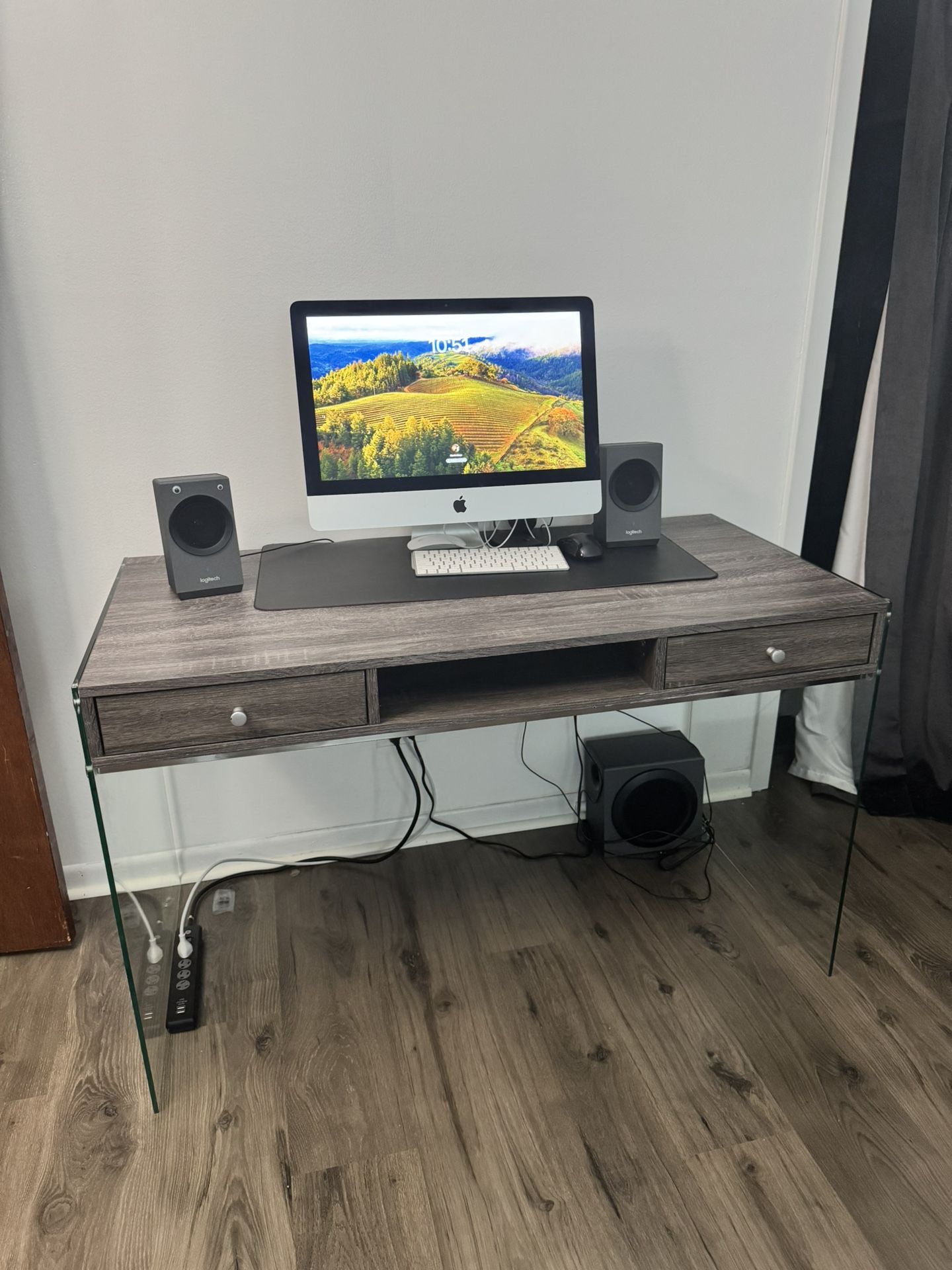 Grey Office Desk