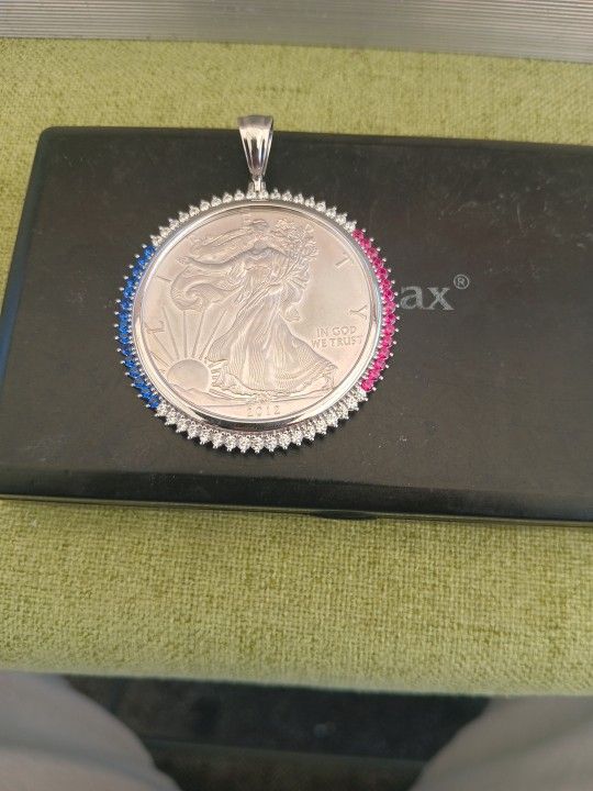 Silver Dollar & Bezel