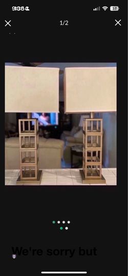 Lamp Set Of Two - Lamparas Juego De Dos