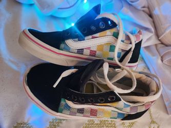 Vans Old Skool Multicolor Checkerboard Sneakers