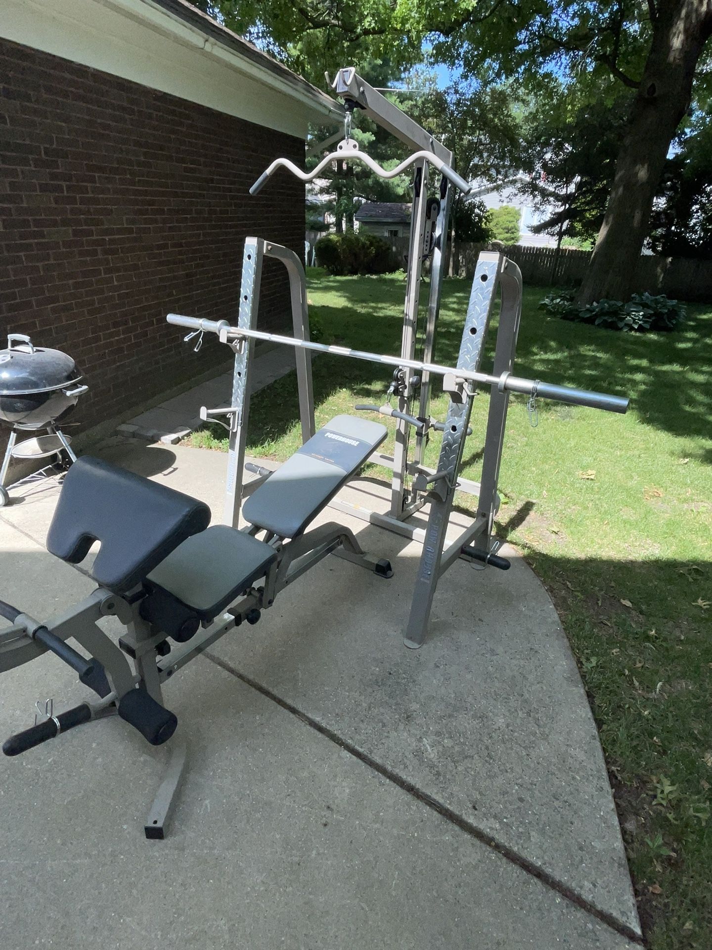 Rack, Bench, and Bar
