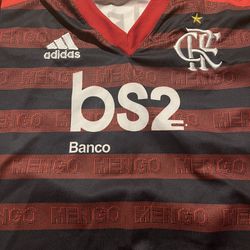 Flamengo Jersey Home Shirt 2019 Gabriel B #9 Adidas Futebil Camiseta kids Sz 10
