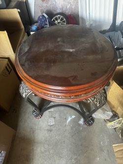 Real Wood End Table