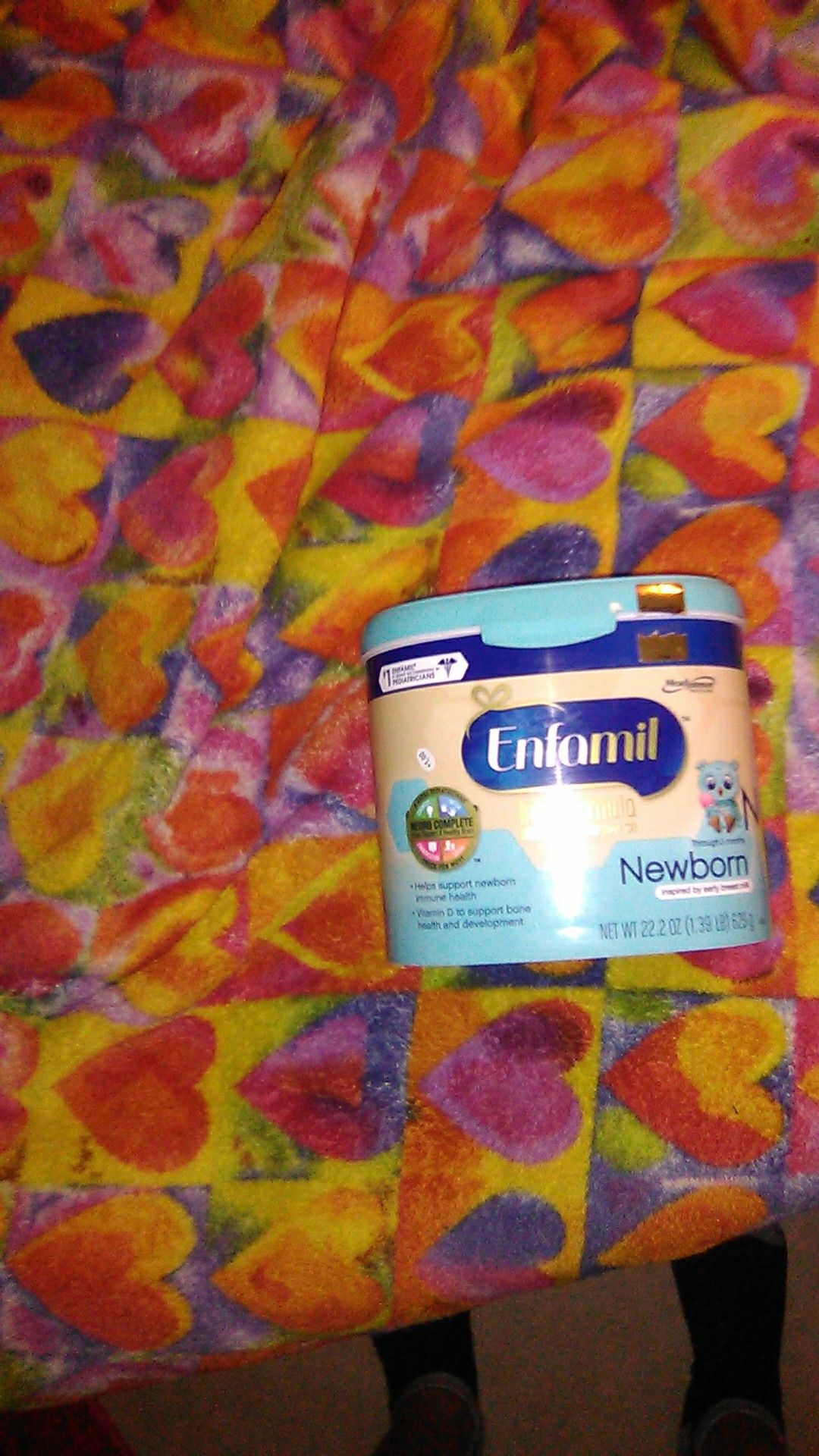 Newborn infant meal