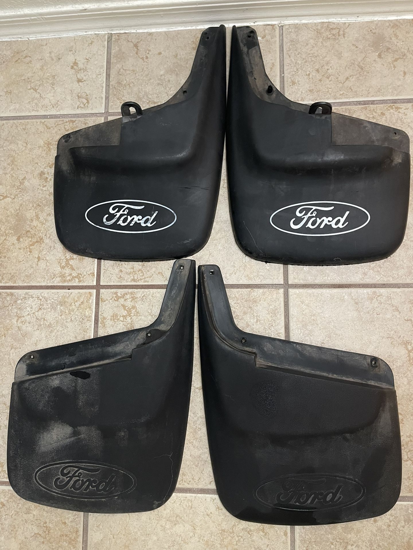 OEM mud flaps for 1999 Ford F250-F350 single wheel truck