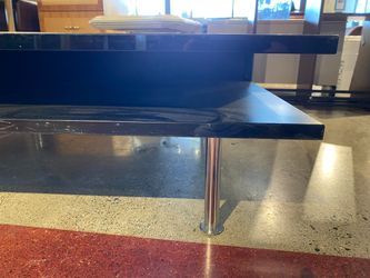 Glossy Black Modern Coffee Table