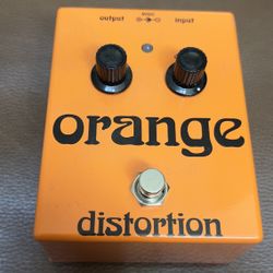 Orange Distortion Pedal