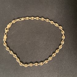 14k Gold Anklet 