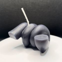 Abstract Swirl Candle