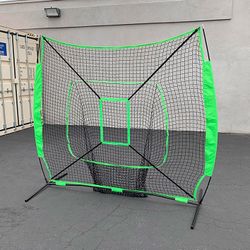 (Brand New) $55 Baseball Softball Practice Net Hitting Batting Pitching Training Set w/ Carry Bag