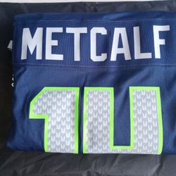 DK Metcalf autographed jersey