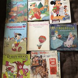 1970s  Vintage highly collectible children’s books they come with records all of them good shape jingle bells needs a little repair only $100