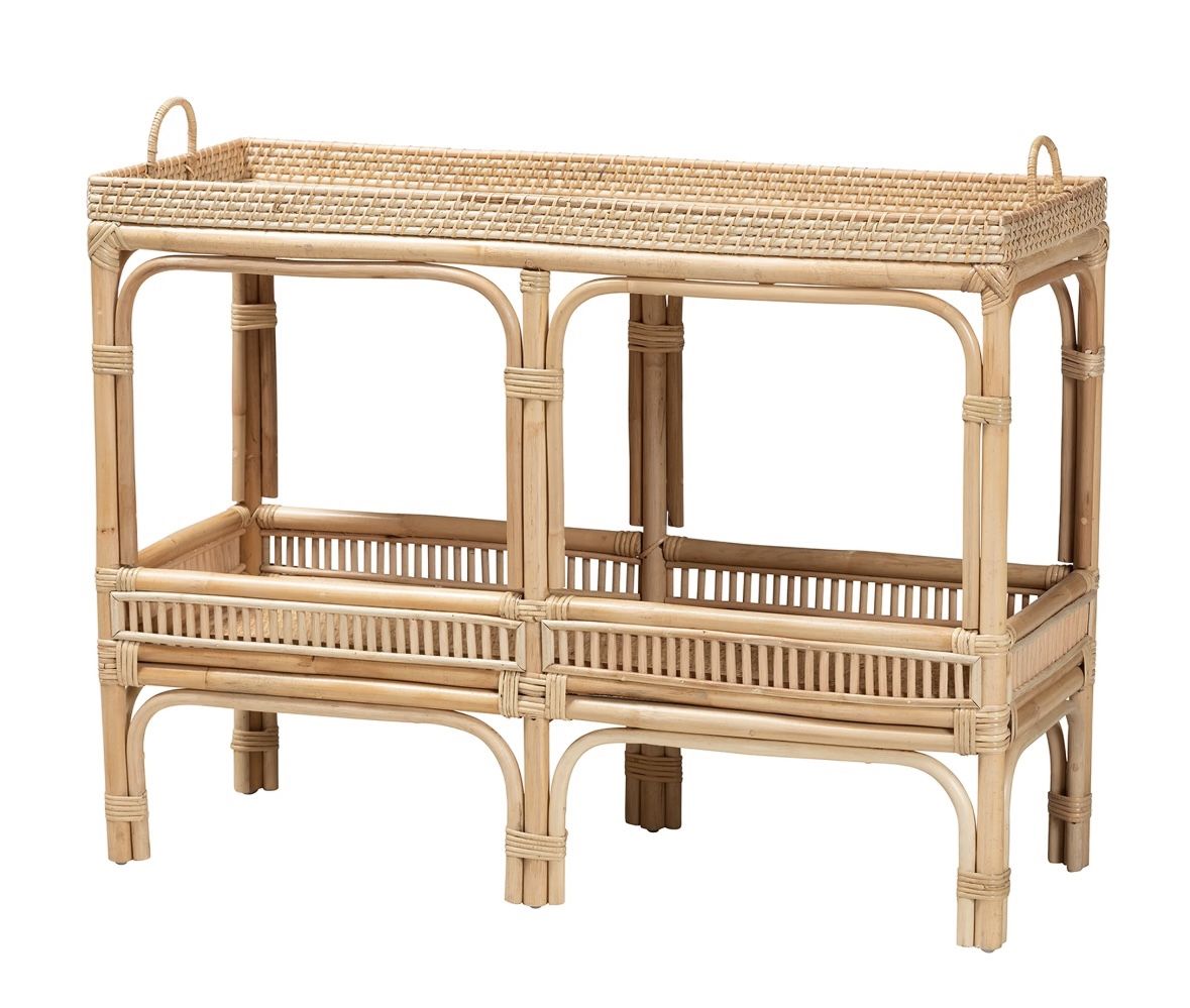 Rattan Console Table