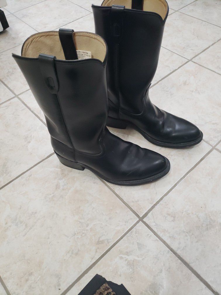 Cowboy Boots  (Black)